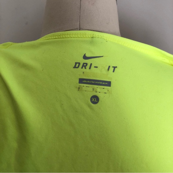 Neon Yellow Nike Tank Top - Picture 4 of 4